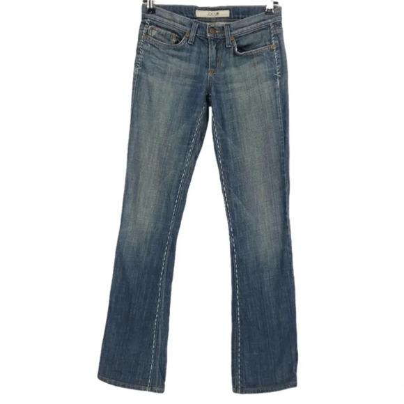 Joes Jeans Bootcut Medium Wash Distressed Denim - Picture 1 of 10